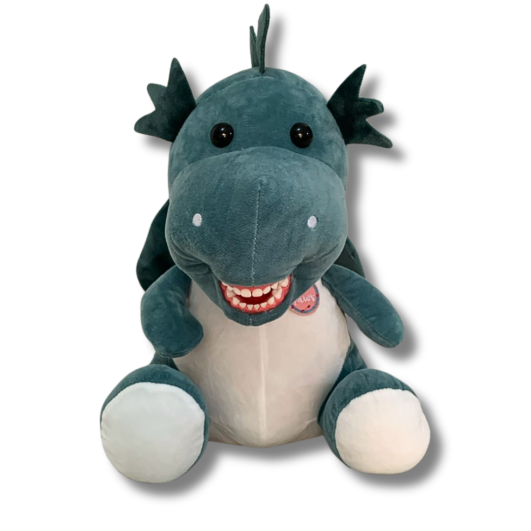 Bicho de pelúcia com arcada decídua - Dragão Ben