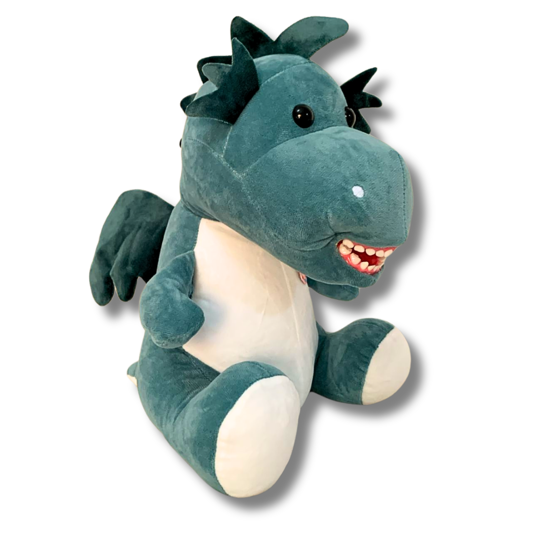 Bicho de pelúcia com arcada decídua - Dragão Ben