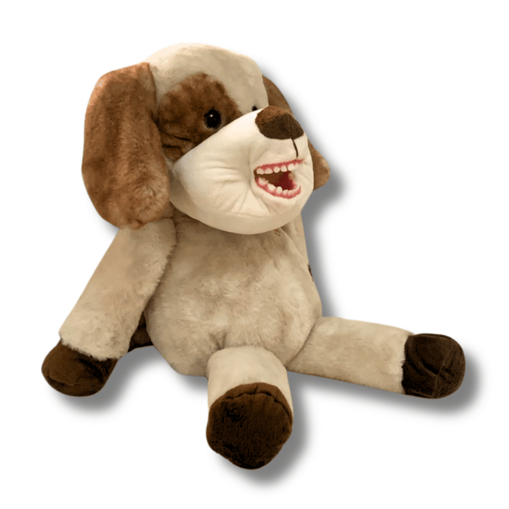 HIR PRO II*- Bicho de pelúcia com arcada decídua- Cachorrinho Ruffus