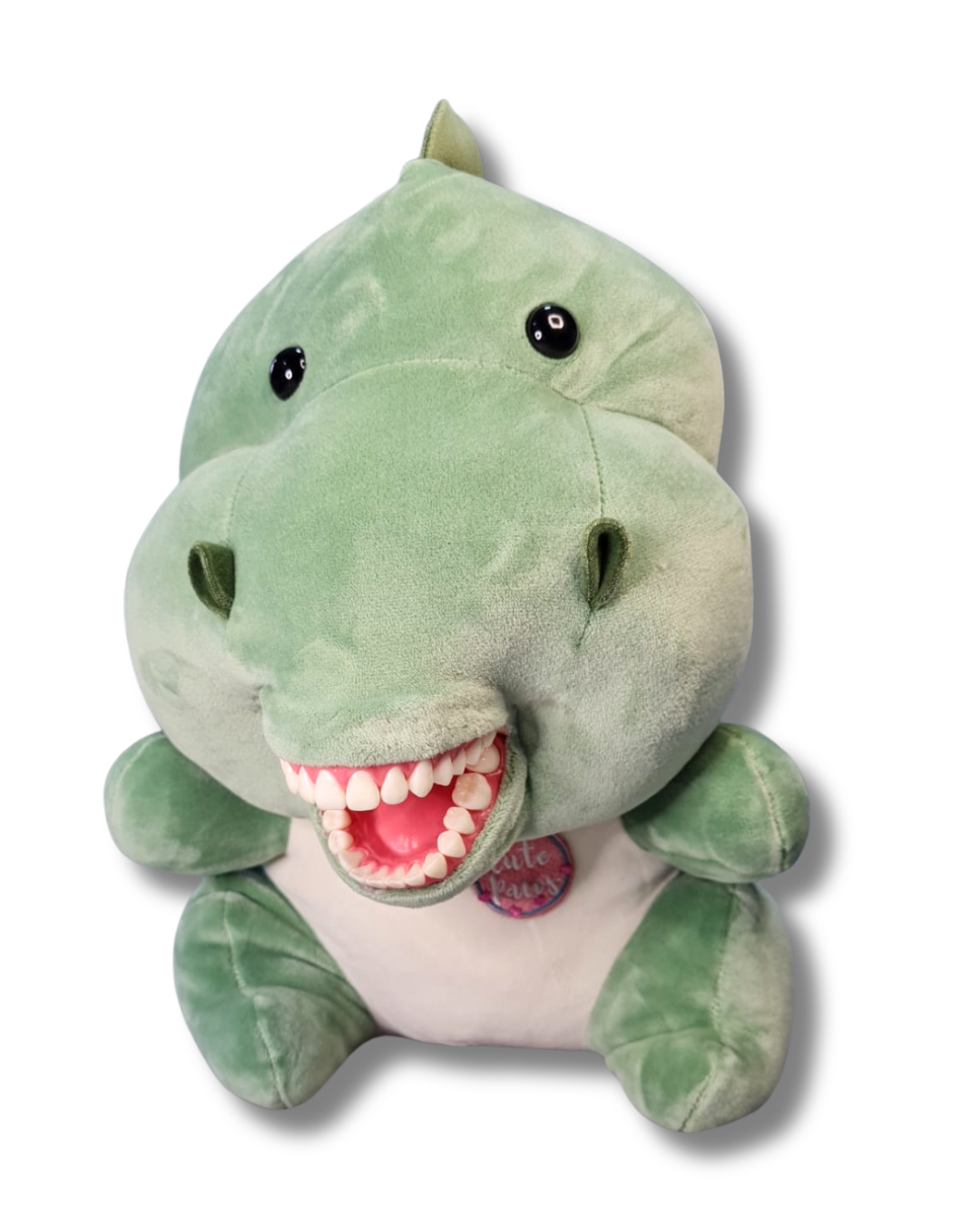 HIR PRO*- Bicho de pelúcia com arcada permanente- Dino Oliver