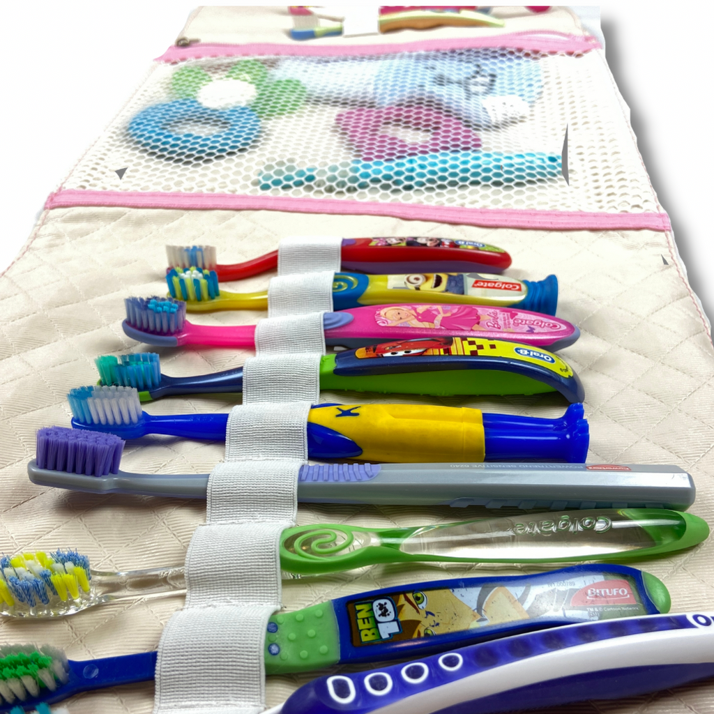 Mostruário de escovas de dente Cute Case - Rosa