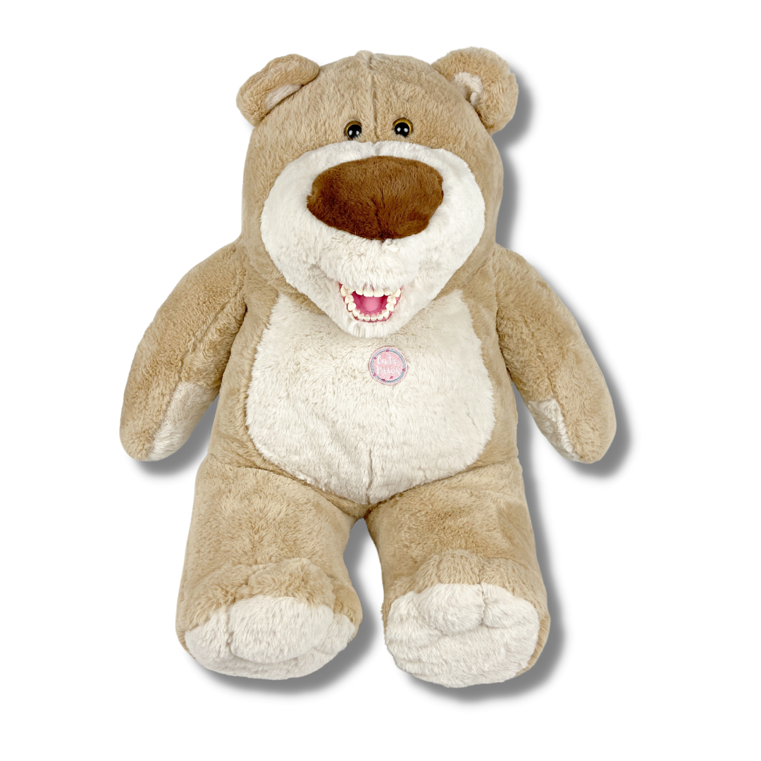 HIR PRO* Bicho de pelúcia com arcada permanente - Urso Pai
