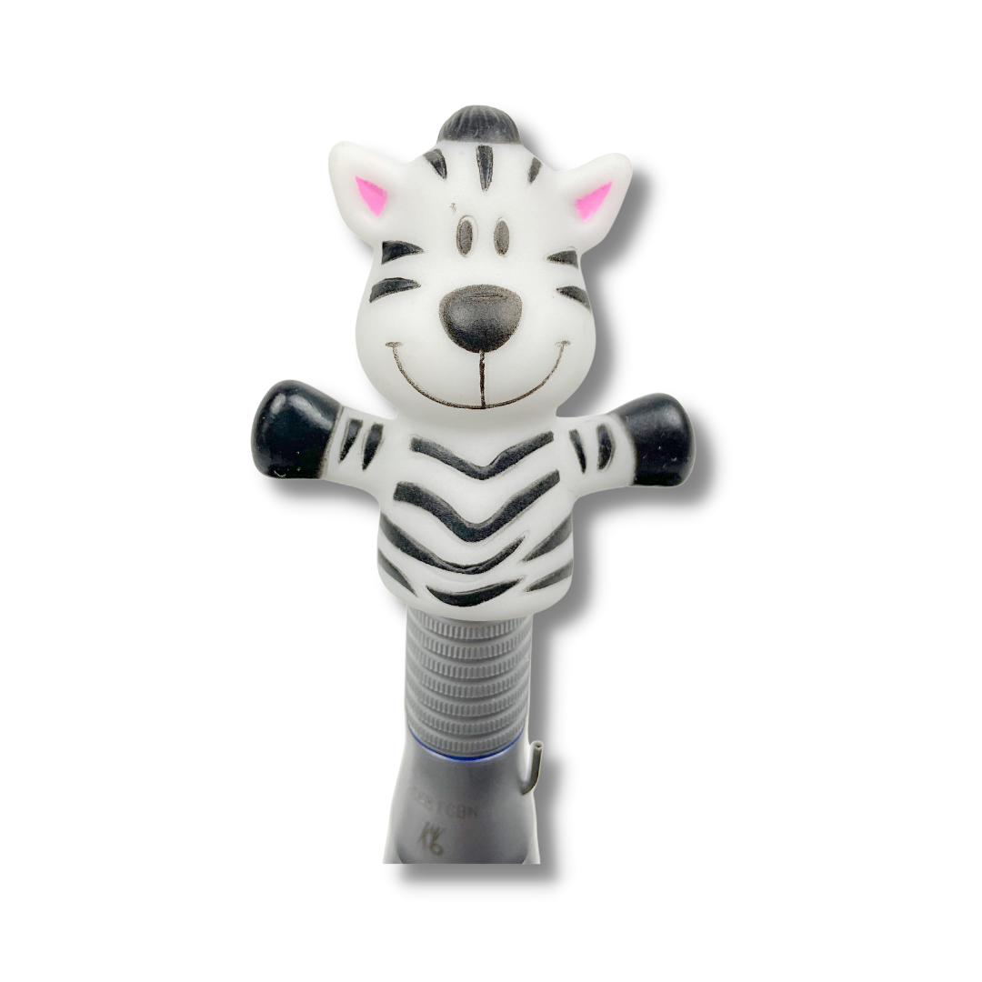 Capa para canetas de rotação- Cute Little Friends: Zebrinha