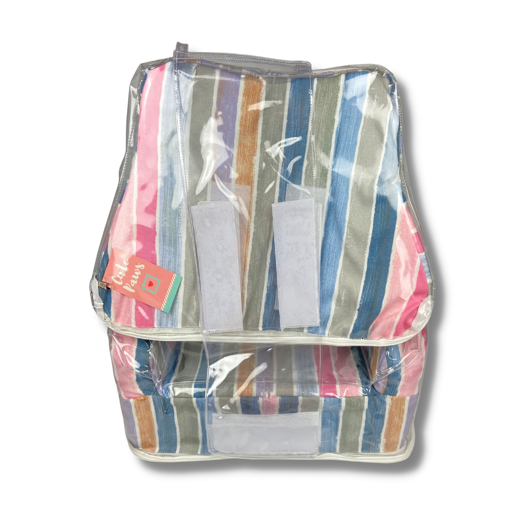 Capa transparente plástica para assento pediátrico Cute Chair waves
