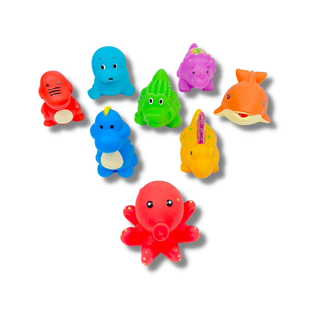 Bichinho em PVC com imã: Dino azul