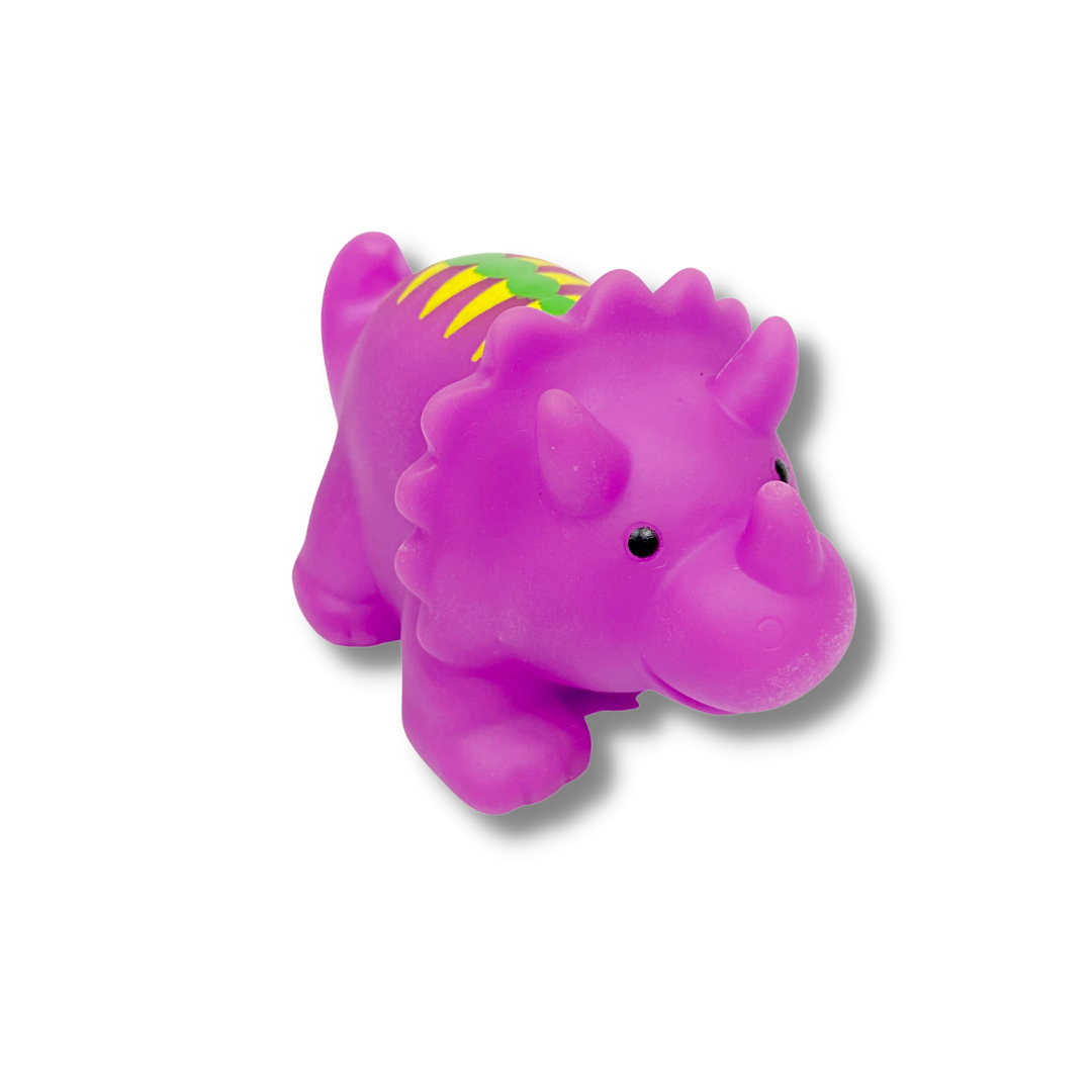 Bichinho em PVC com imã: Dino roxo